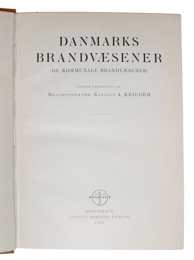 Danmarks Brandvæsener (De kommunale Brandvæsener). (photo 2)