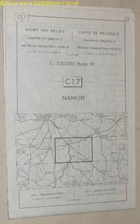 Namur. C17 1:100000 Map. Kaart Van Belgie/Carte De Belgique