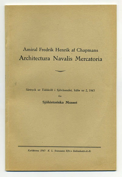 Amiral Fredrik Henrik af Chapmans Architectura…