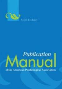 image of Publication Manual of the American Psychological Association