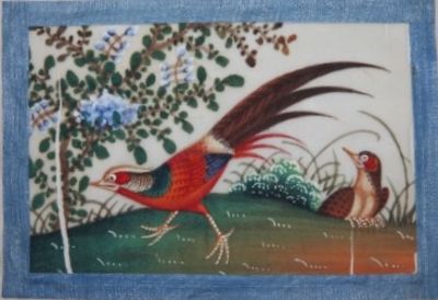 Album of a Dozen Chinese Watercolors of Colorful B
