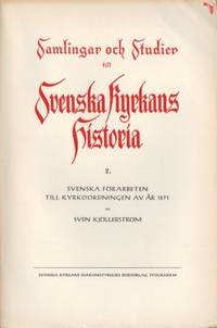 Svenska förarbeten till kyrkoordningen av år 1571.