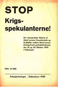 Stop krigsspekulanterne! Det stenografiske…