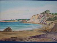 image of Original Artwork Entitled "Beach in Rota, Spain"