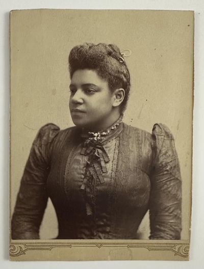 [Cabinet Card of an African-American Woman]