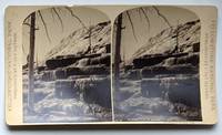 Formation at Mammoth Hot Springs. 1239. [Stereoview]