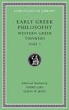 Early Greek Philosophy, Volume IV: Western Greek Thinkers, Part 1 (Loeb Classical Library) by Harvard University Press - Hardcover - 2016-02-08 - from Books Express (SKU: 0674996925)