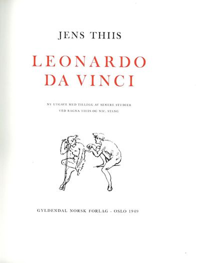 Leonardo da Vinci. Ny utgave med tillegg av…