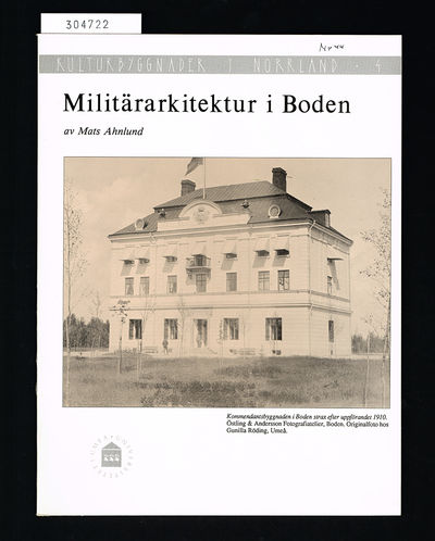 Militärarkitektur i Boden.
