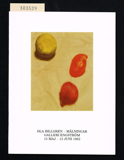 Ola Billgren. Målningar. Galleri Engström 13…