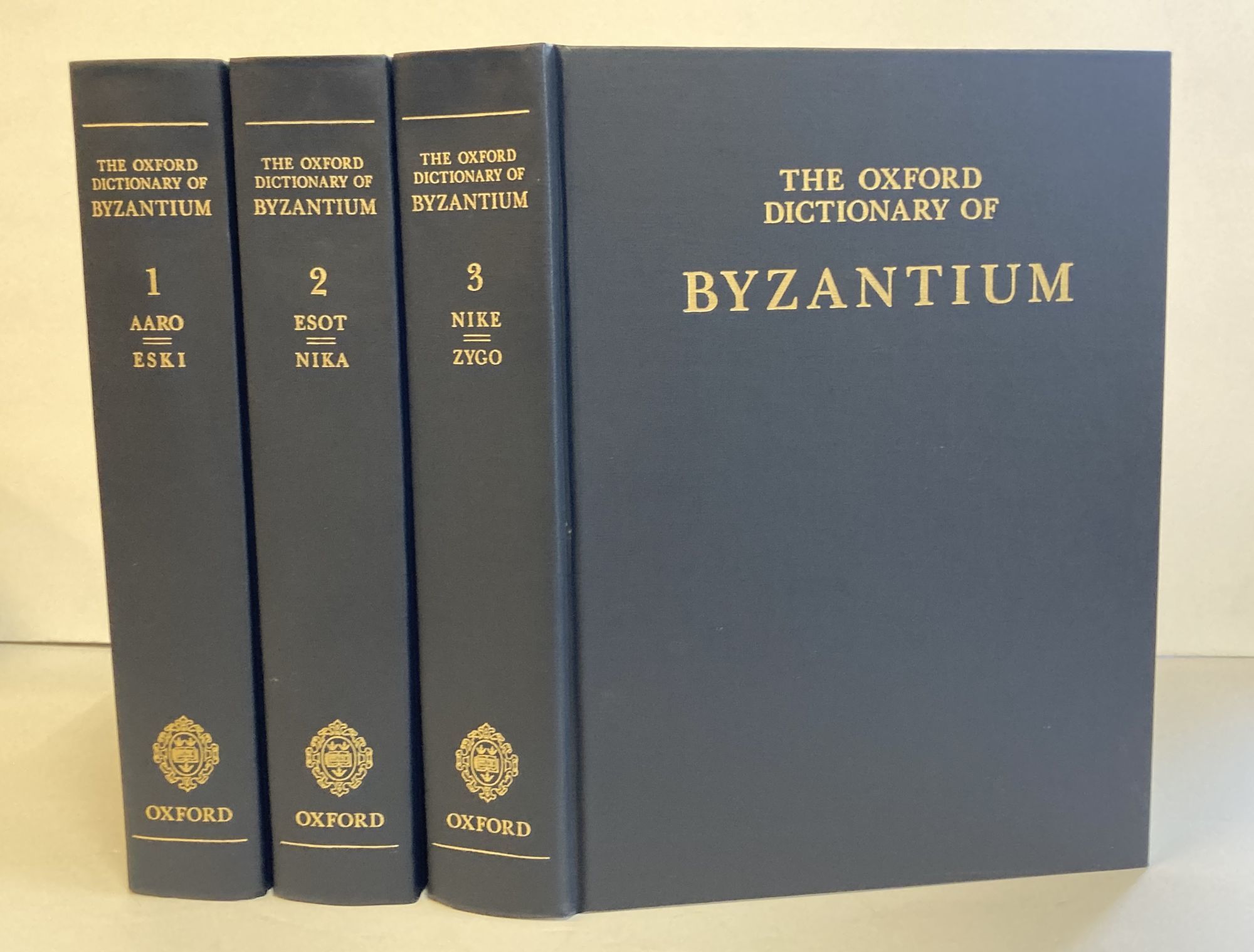 THE OXFORD DICTIONARY OF BYZANTIUM [Three volumes] by