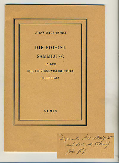 Die Bodoni-Sammlung in der Kgl.…