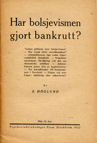 Har bolsjevismen gjort bankrutt?