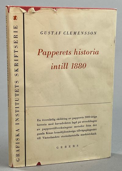 Papperets historia intill 1880. [En översiktlig…