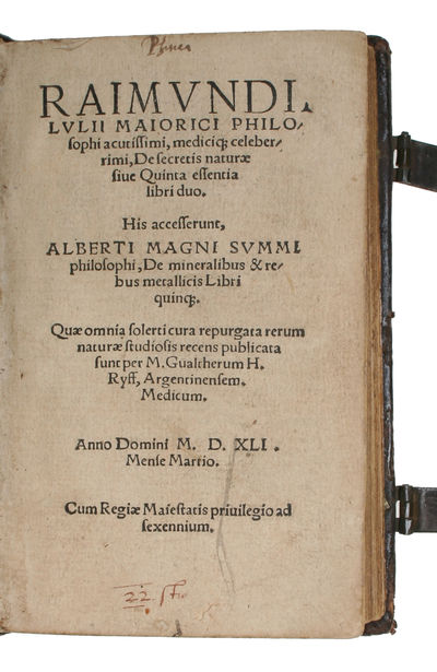 De secretis naturae sive Quinta essentia libri…