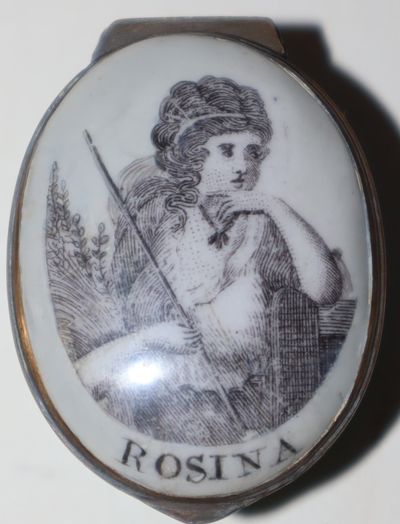Bilston, England, 1783. A wonderful and rare Bilston box showing the heroine of the comic opera, 