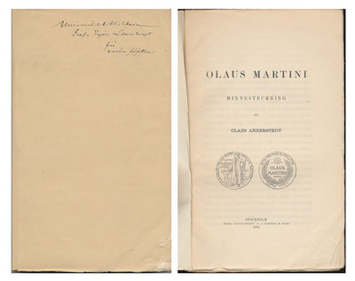 Olaus Martini. Minnesteckning.