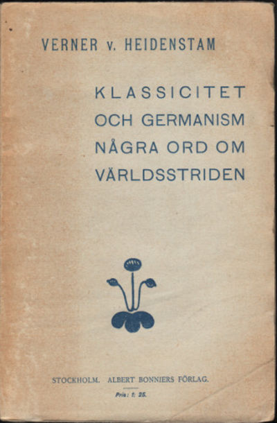 KLASSICITET OCH GERMANISM. Några ord om…