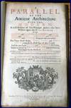 A PARALLEL OF THE ANCIENT ARCHITECTURE WITH THE MODERN, IN A COLLECTION OF TEN PRINCIPAL AUTHORS WHO HAVE WRITTEN UPON THE FIVE ORDERS