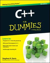 C++ for Dummies by Stephen R. Davis - Paperback - 2014 - from ThriftBooks (SKU: G111882377XI3N00)