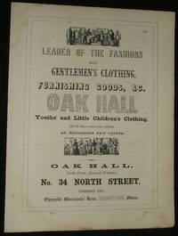 1853 Three Vintage Advertisements for Clothiers, Steam & Gas Pipes ,  Jewelry