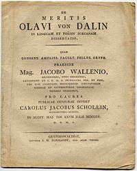 De meritis Olavi von Dalin in linguam et poësin…
