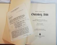 Pages From the Gutenberg Bible of 42 Lines