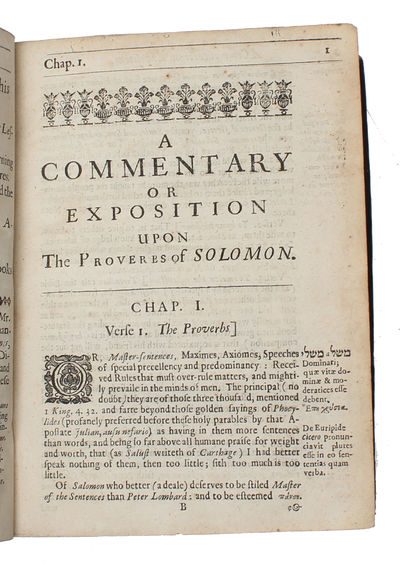 Solomonis panaretos or, A commentarie upon the books of Proverbs, Ecclesiastes, and the Song of Songs. (photo 4)