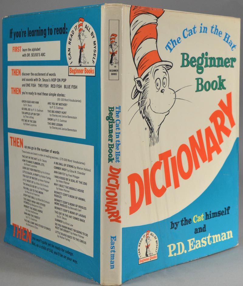 洋書絵本辞書 The Cat in the Hat Dictionary The Cat in the Hat Beginner Book Dictionary: P D Eastman