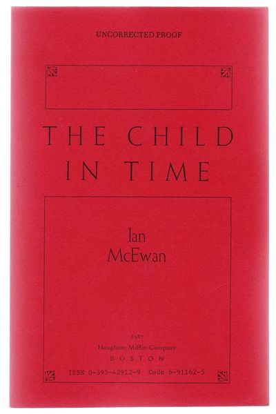 Boston, MA: Houghton Mifflin Company, 1987. First edition. Sofcover. Uncorrected proof of this Whitb...