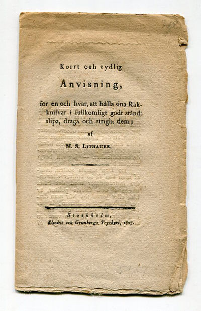 Korrt och tydlig anvisning, för en och hvar, att…