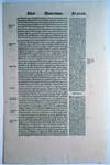 A Leaf from the Twelve Books of the Orations of Quintilian