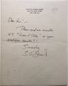 Autographed Letter Signed on personal letterhead