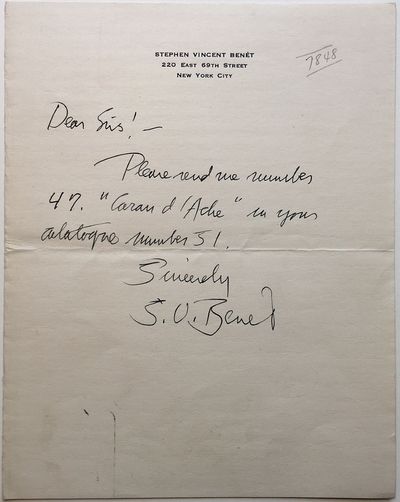 Autographed Letter Signed on personal letterhead