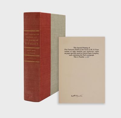 The Variorum Edition of the Poems of W. B. Yeats