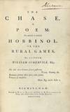 View Image 2 of 2 for The Chase, a Poem to which is added Hobbinol or the Rural Games Inventory #34742