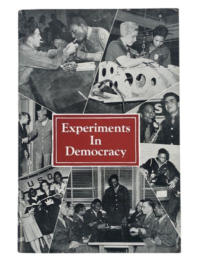 YWCA Pamphlet on Racial Harmony in the Service, before Integration of the Armed Forces: Experiments in Democracy, 1940s