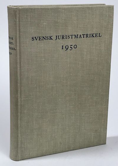 Svensk juristmatrikel 1950.