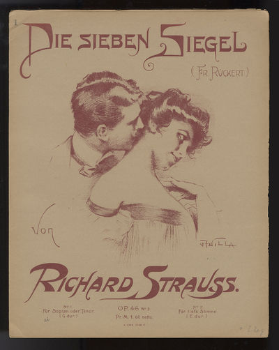 [Op. 46]. Fünf Gedichte von Friedrich Rüchert für eine Singstimme mit Klavierbegleitung. [Piano-vocal scores, complete]