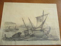 Boat On Beach (Original Drawing, 1756)