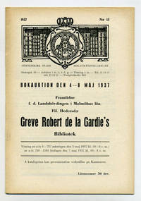 Bokauktion den 4-8 maj 1937. Framlidne f.d.…