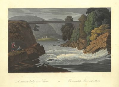 A romantic bridge near Skeen. En romantisk Broe…