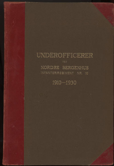 Underofficerer ved Nordre Bergenhus…
