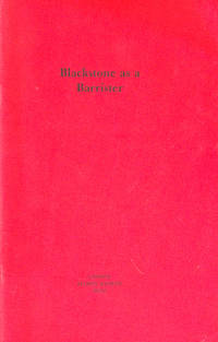 Blackstone as a Barrister