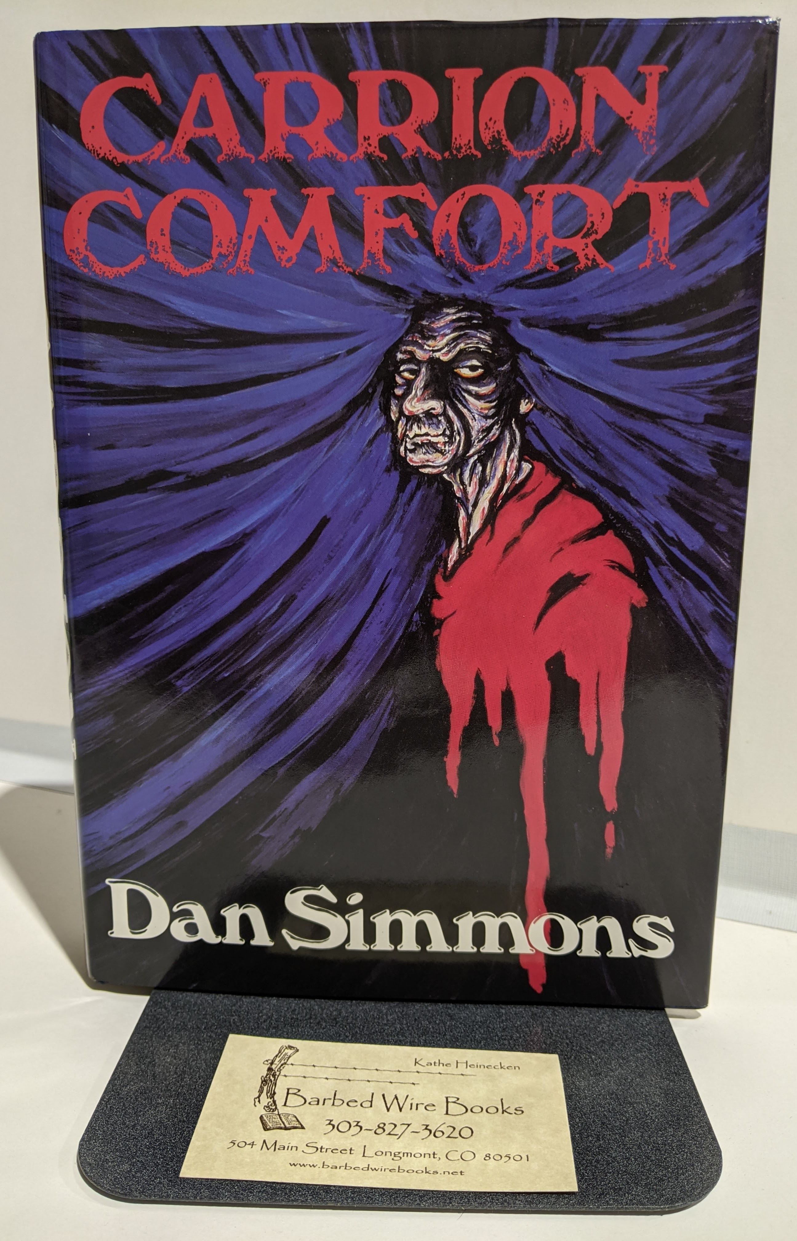 Carrion Comfort by Dan Simmons - Hardcover - 1989 - from Barbed Wire Books  (SKU: BWB00381)