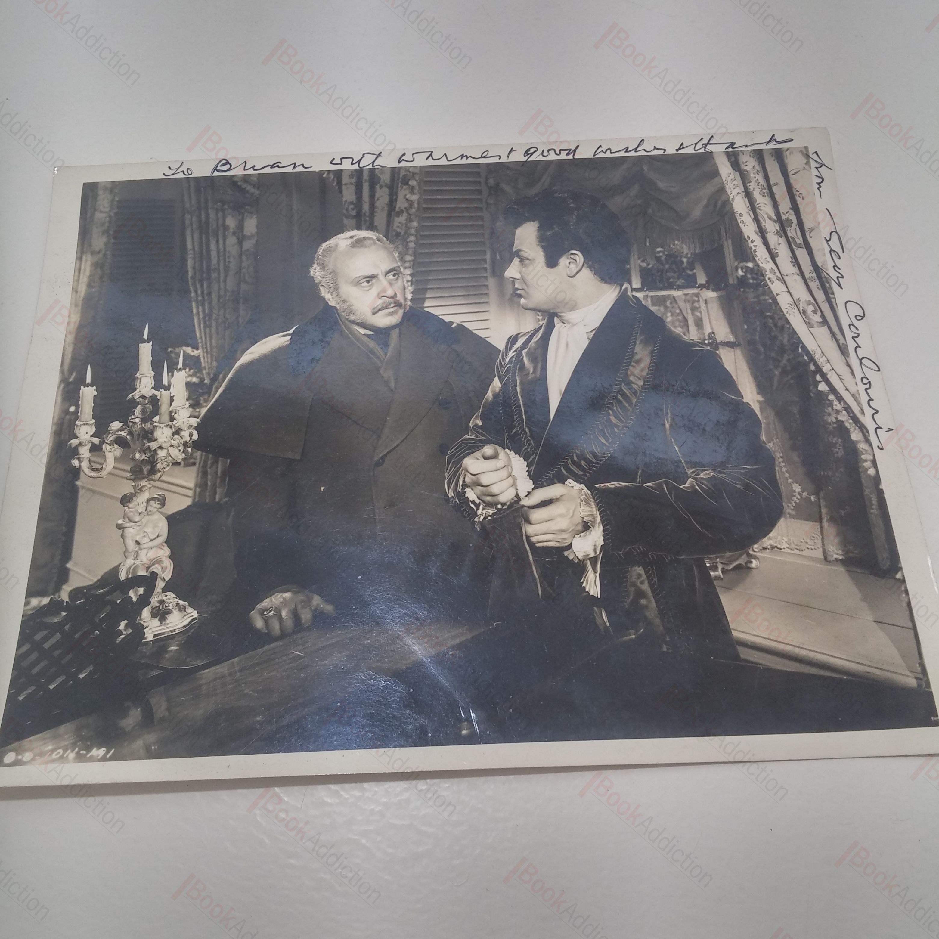 Coulouris (Signed and inscribed photograph)