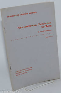 cover of The intellectual revolution in China reprint No. 10