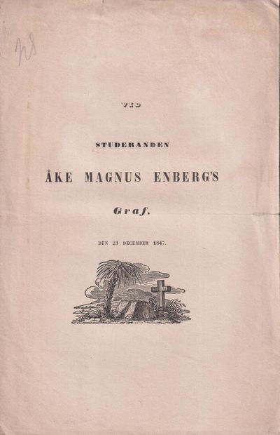 Vid studeranden Åke Magnus Enberg’s graf. Den 23…