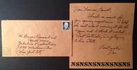 2 Early, Handwritten Neil Simon Letters Signed