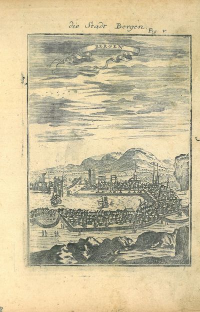 Die Stadt Bergen.